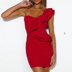 Hello Molly Fun is calling mini dress maroon size 6 NWT